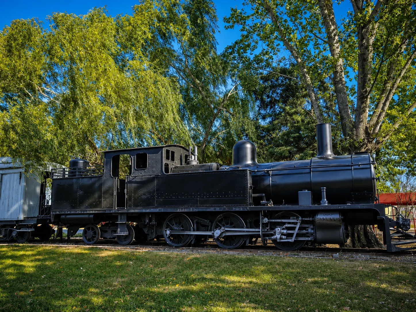 Locomotora vinculada a la historia ferroviaria de Laguna Paiva